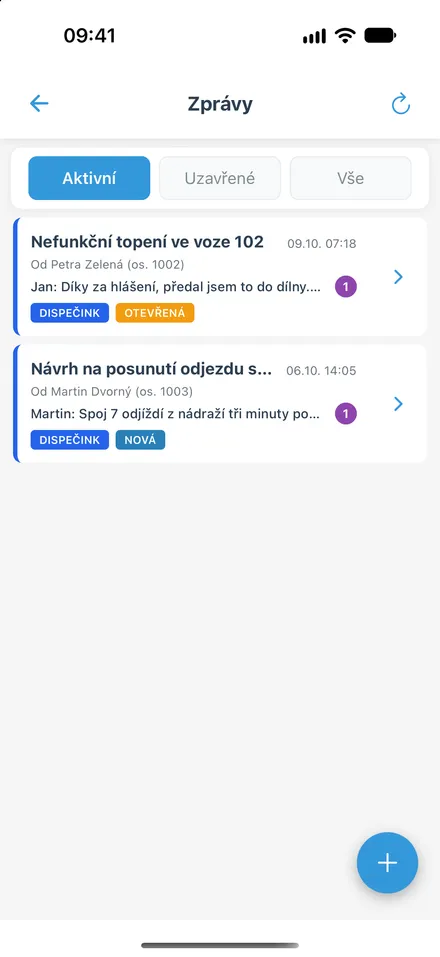 Seznam zpráv